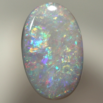 SOLID SEMI BLACK OPAL Sparkling bright multicolour